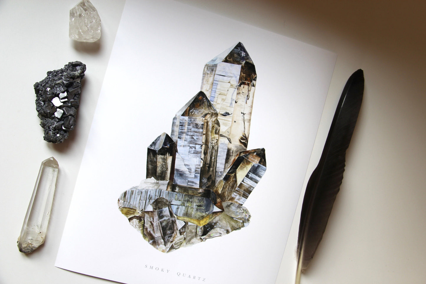 Swiss Smoky Quartz Print