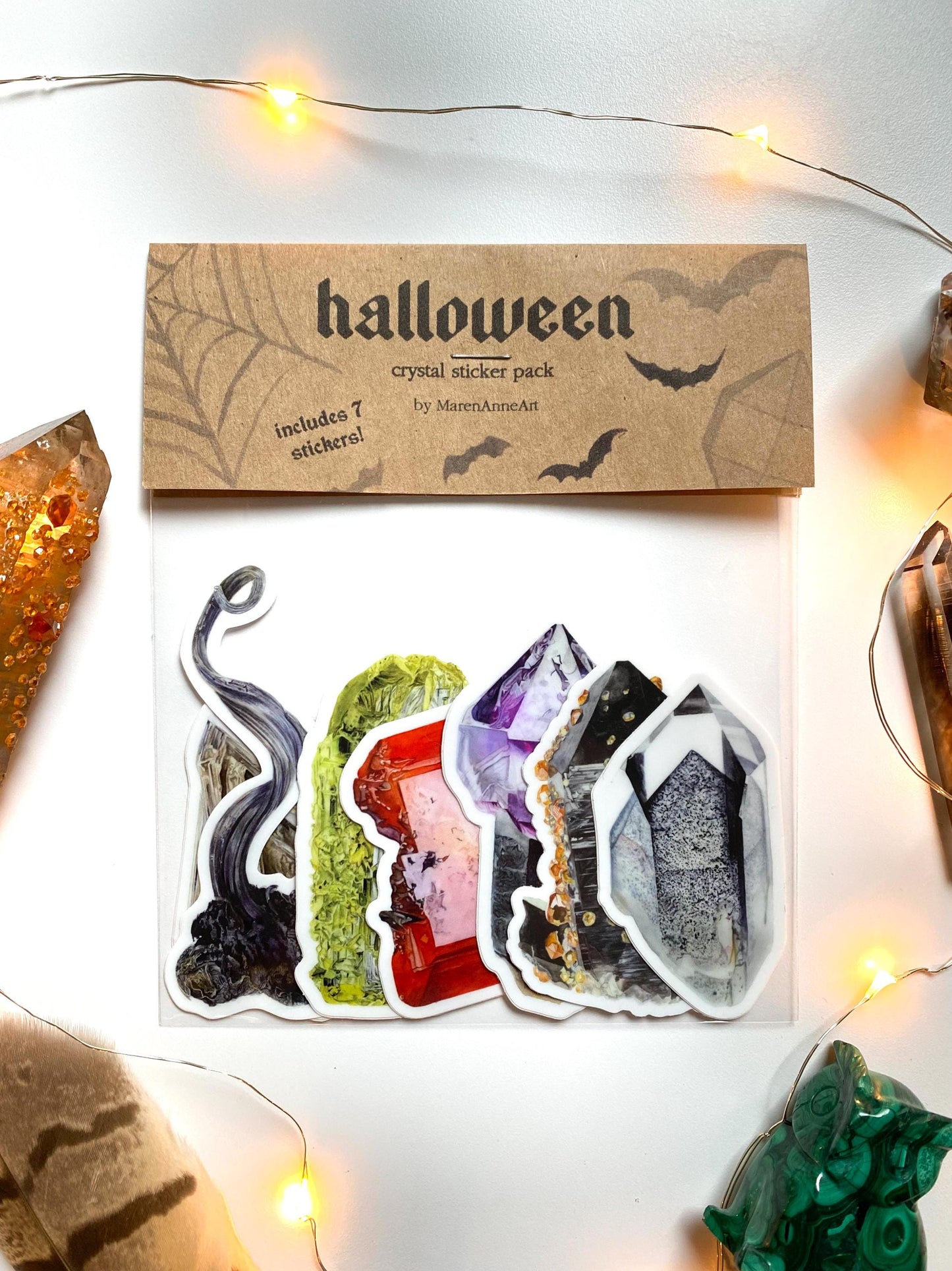 NEW Halloween Crystal Sticker Pack