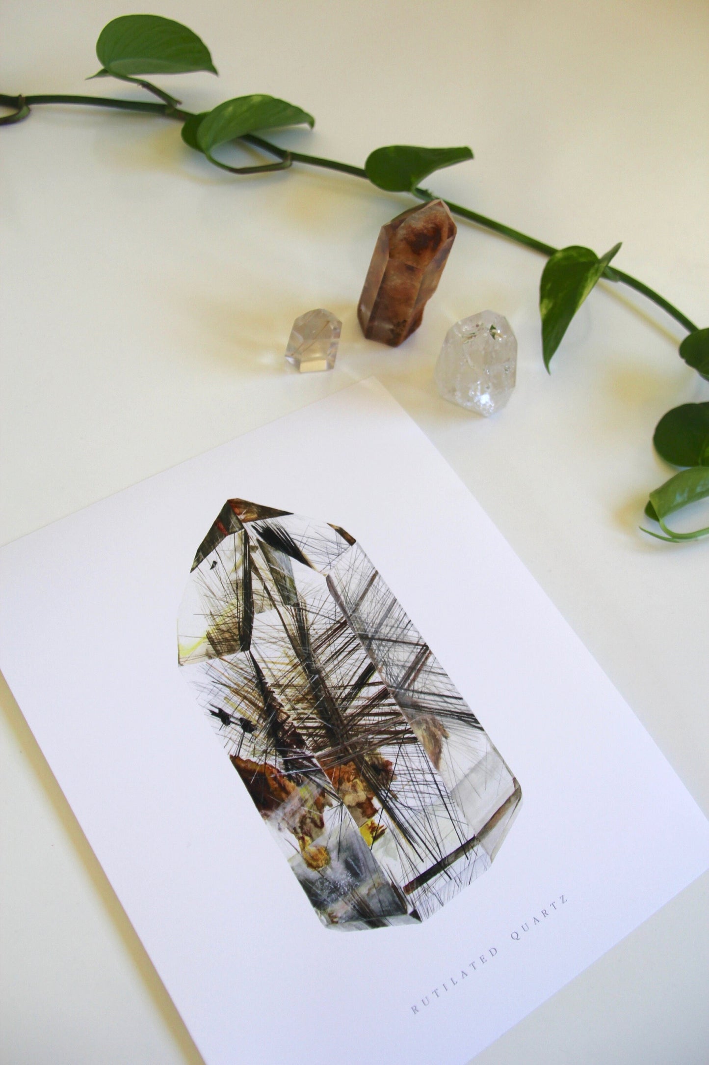 Rutilated Quartz Print