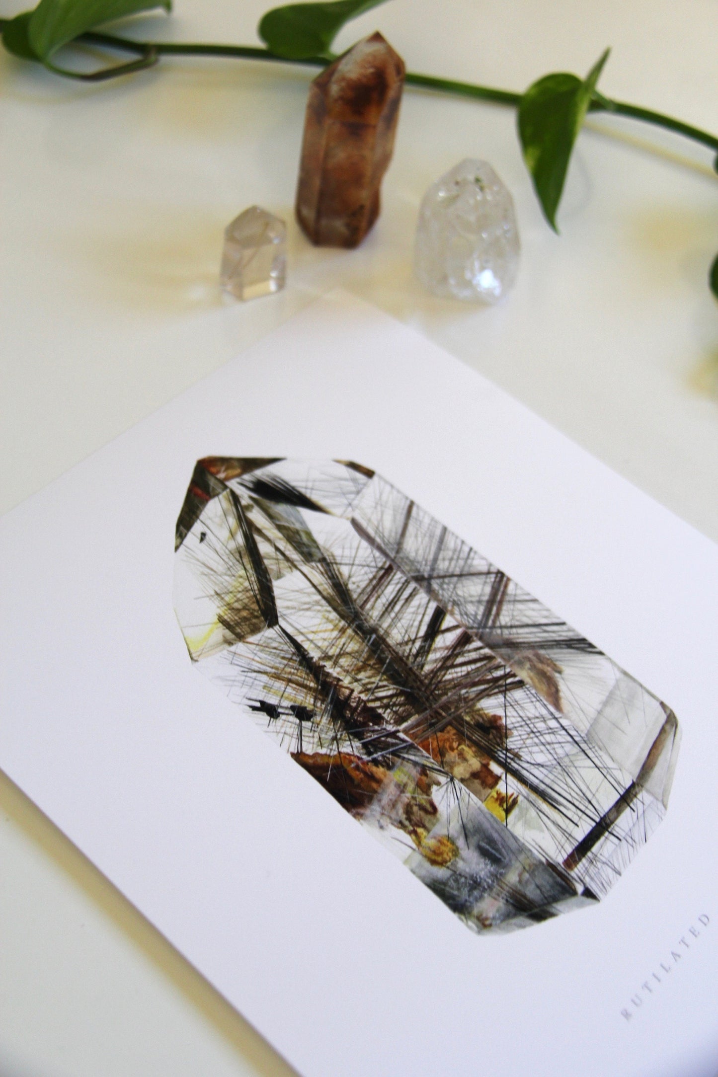 Rutilated Quartz Print