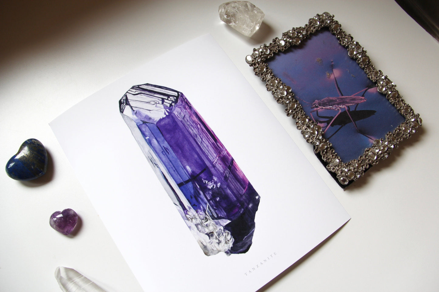 Watercolor Tanzanite Print-