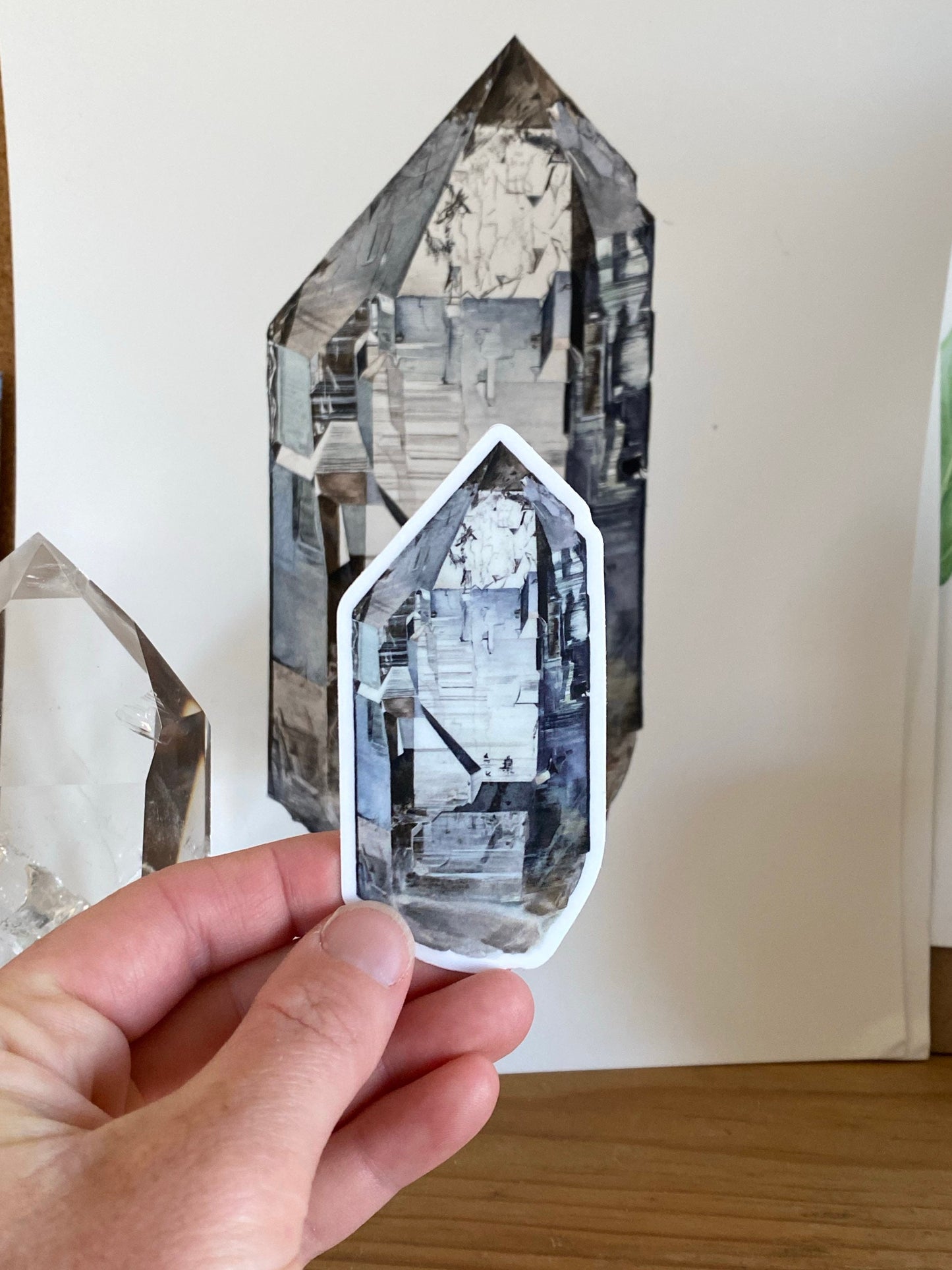 Swiss Smoky Quartz Sticker