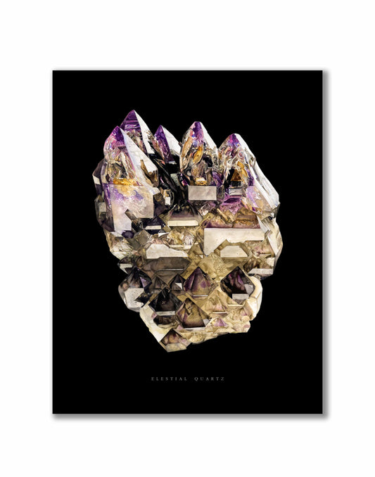 11x14 Elestial Amethyst Print