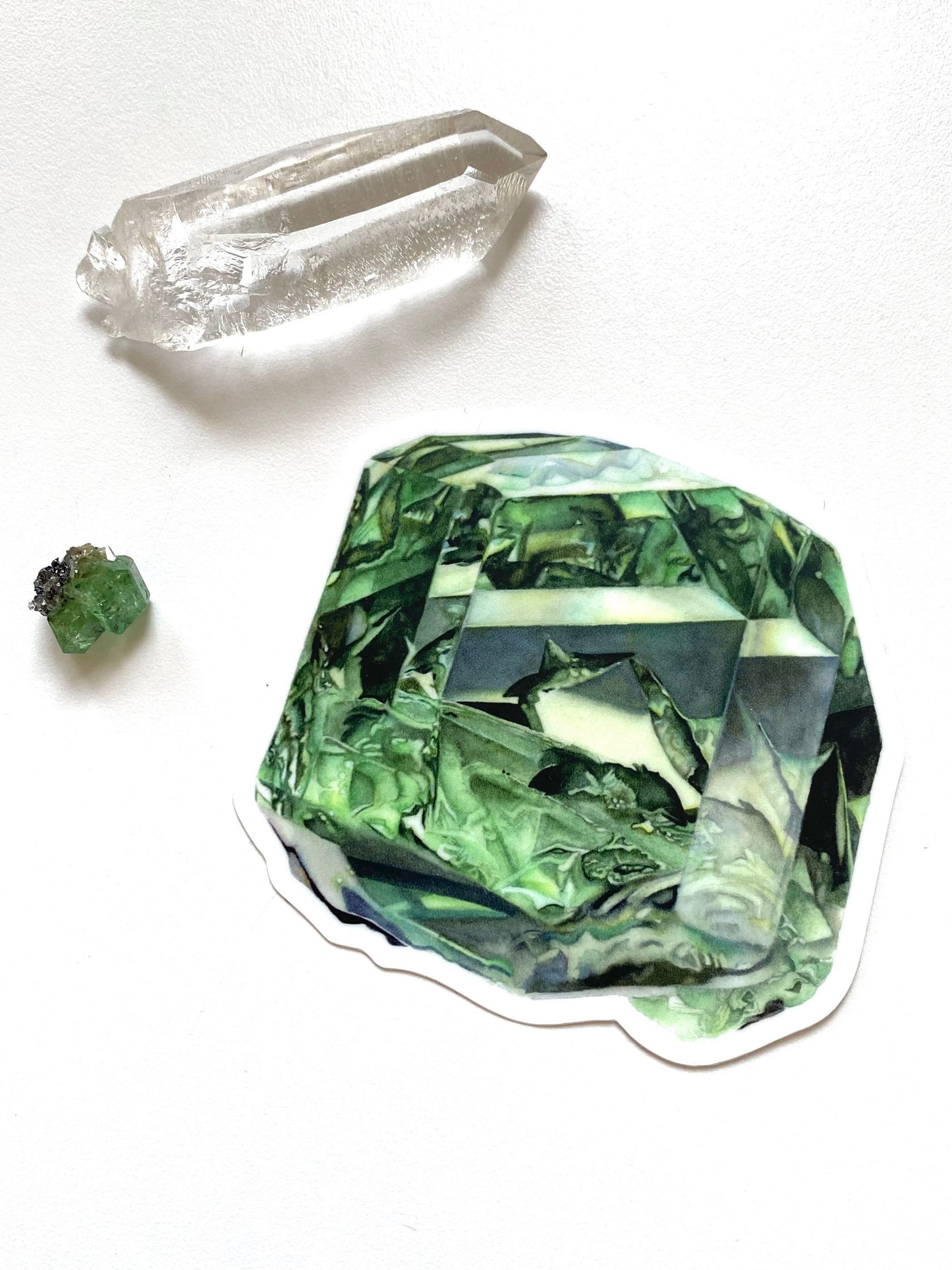 Tsavorite Green Garnet Sticker