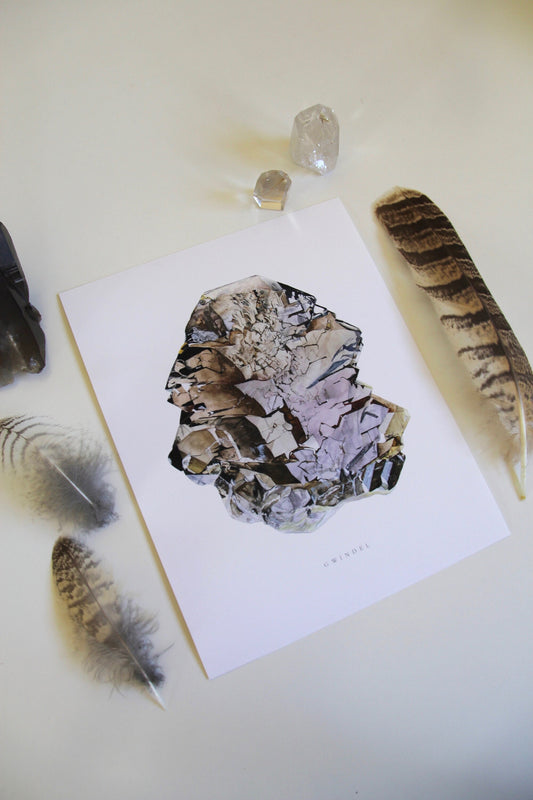 Gwindel Smoky Quartz Giclee Print