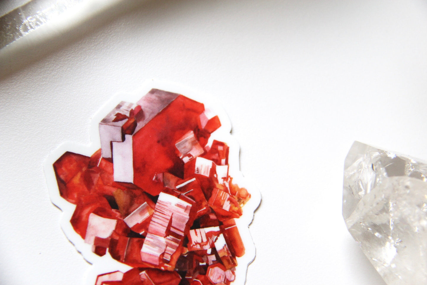 Vanadinite Crystal Sticker
