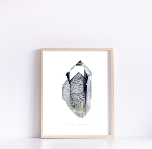 Phantom Quartz Watercolor Print