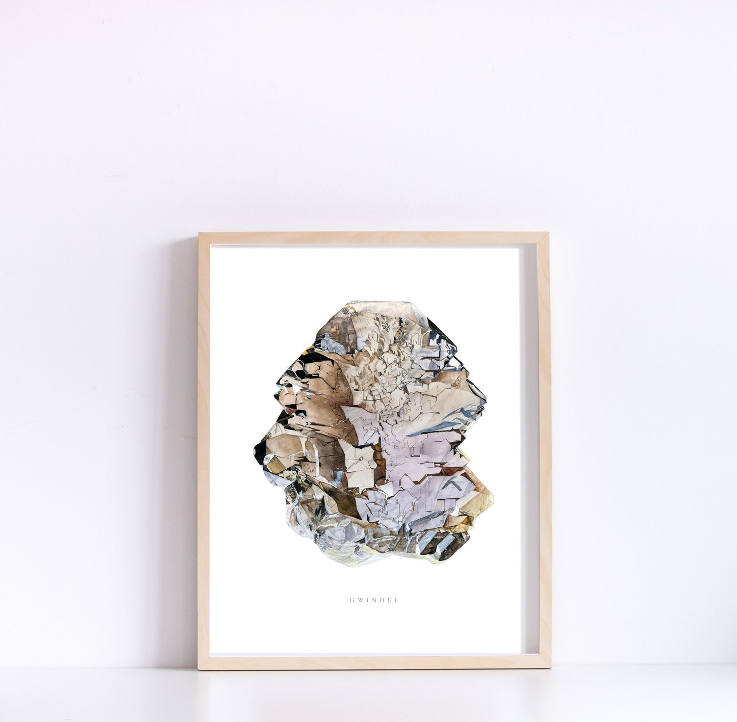 Gwindel Smoky Quartz Giclee Print