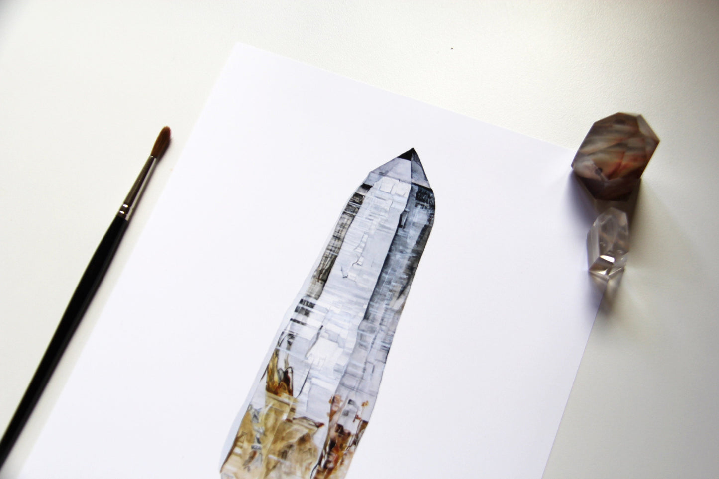 Watercolor Austrian Quartz Giclee Print