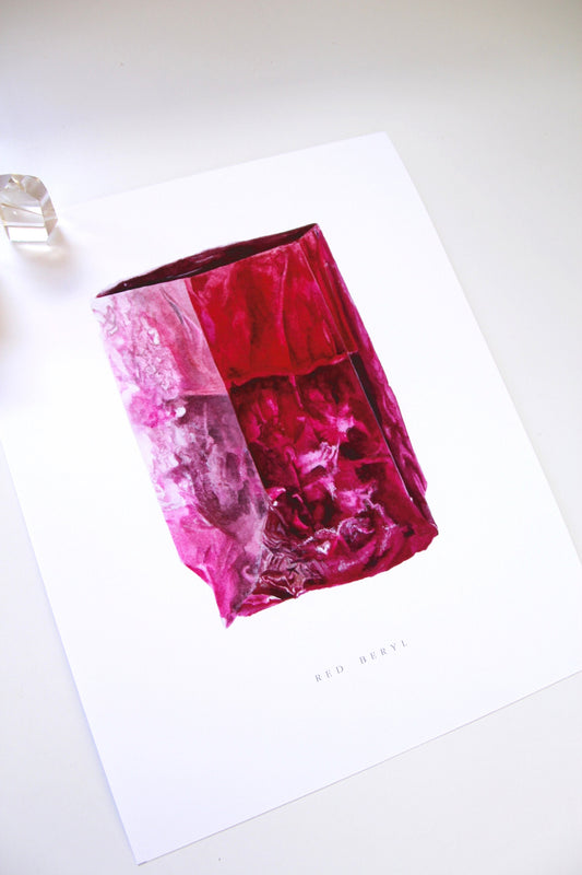 Red Beryl Print