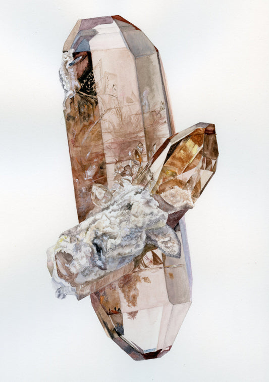 Topaz Watercolor Print (Utah)