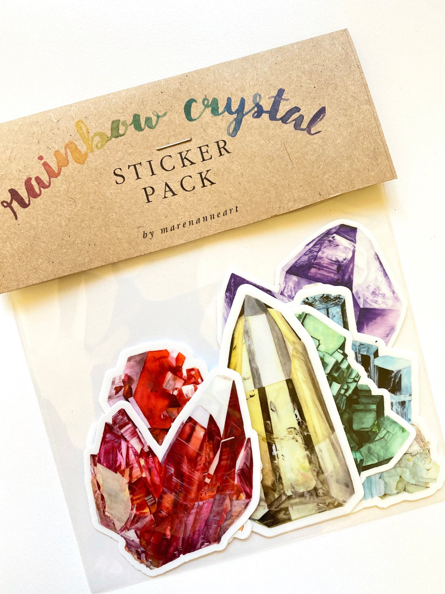 Rainbow Crystal Sticker Pack