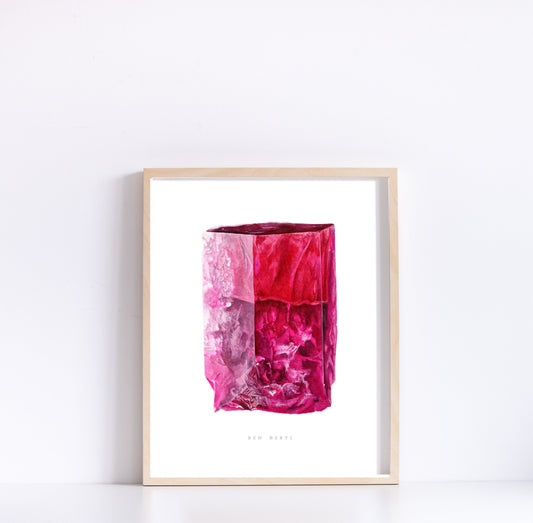 Red Beryl Print