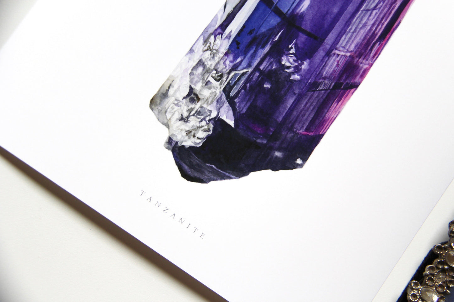 Watercolor Tanzanite Print-