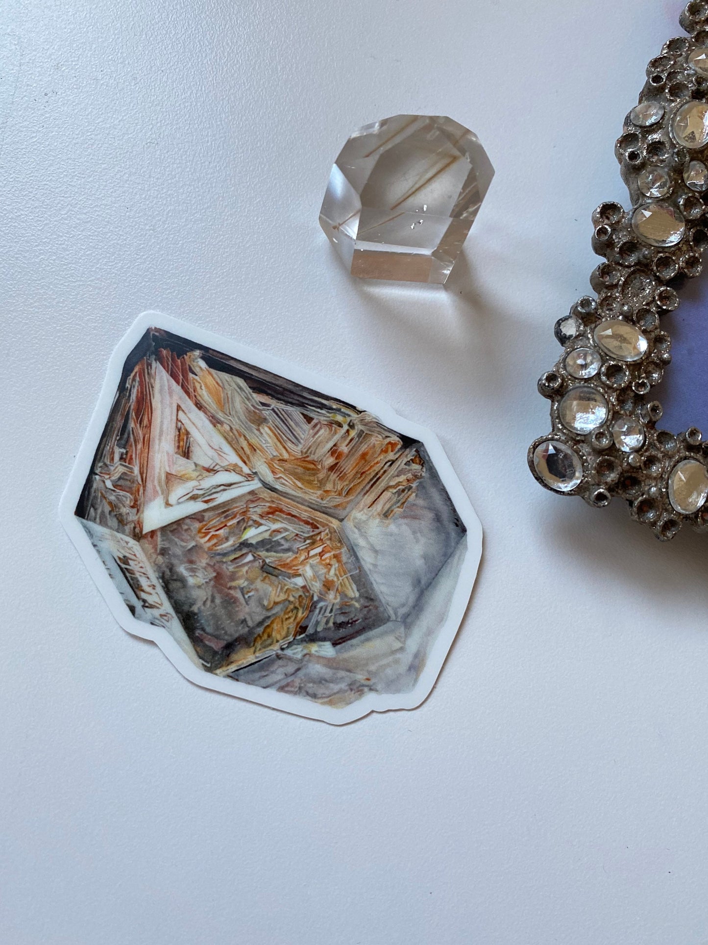 Skeletal Brandberg Quartz Sticker