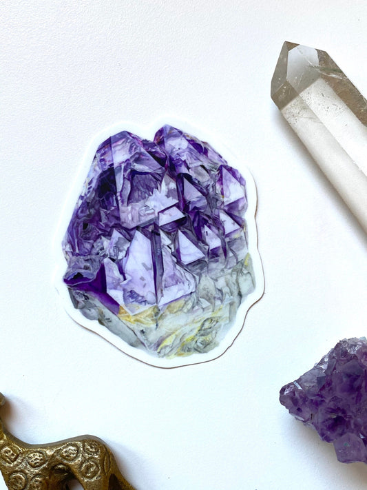 Elestial Amethyst Sticker