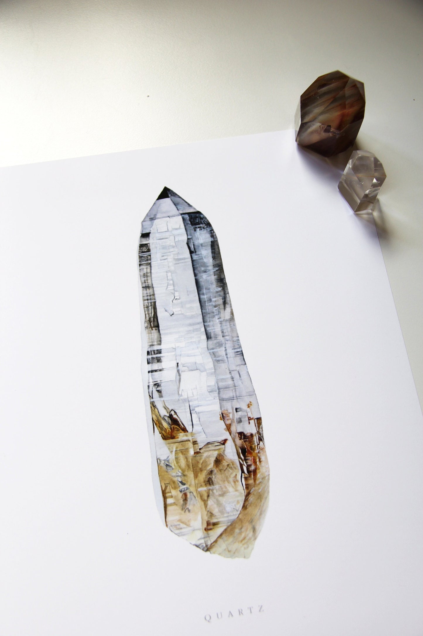 Watercolor Austrian Quartz Giclee Print