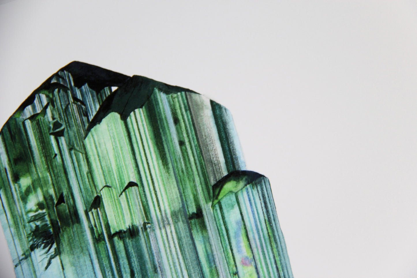 Watercolor Liddicoatite Tourmaline Print