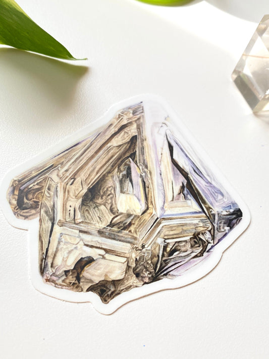 Skeletal Quartz Sticker