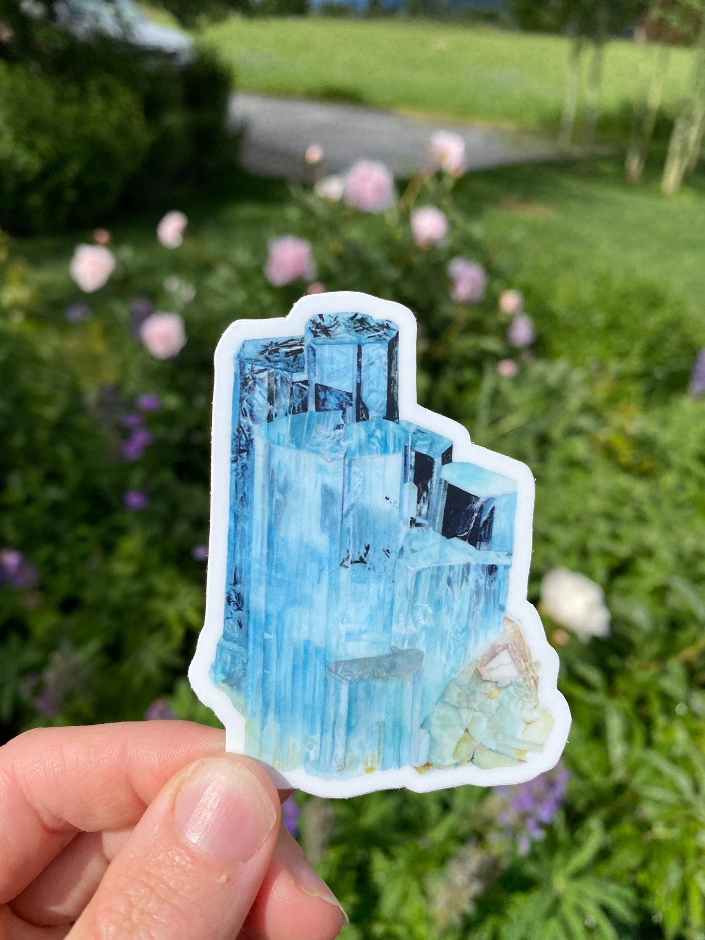 Aquamarine Sticker
