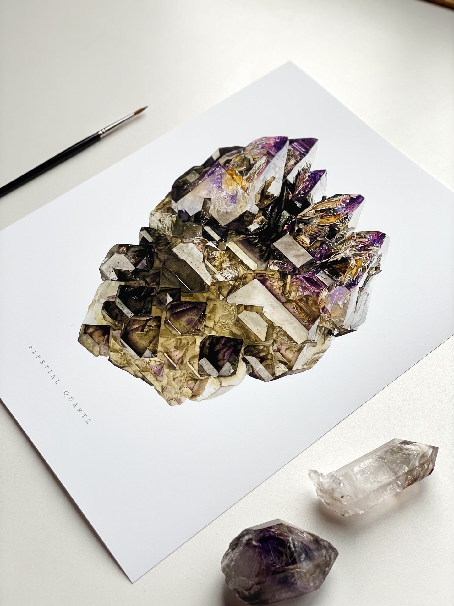 11x14 Elestial Amethyst Print