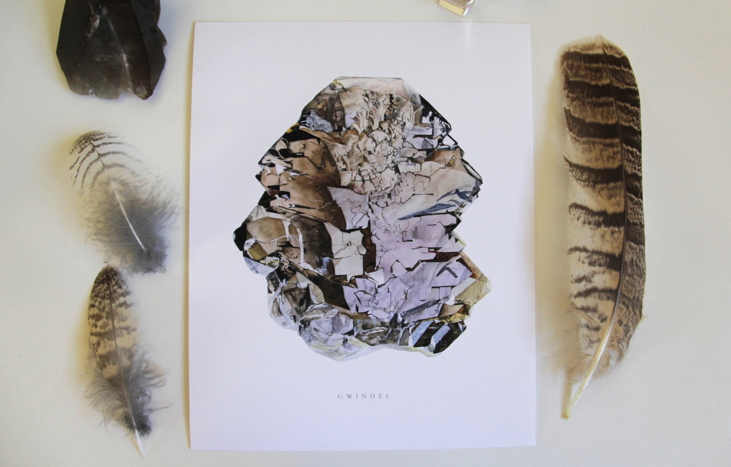 Gwindel Smoky Quartz Giclee Print
