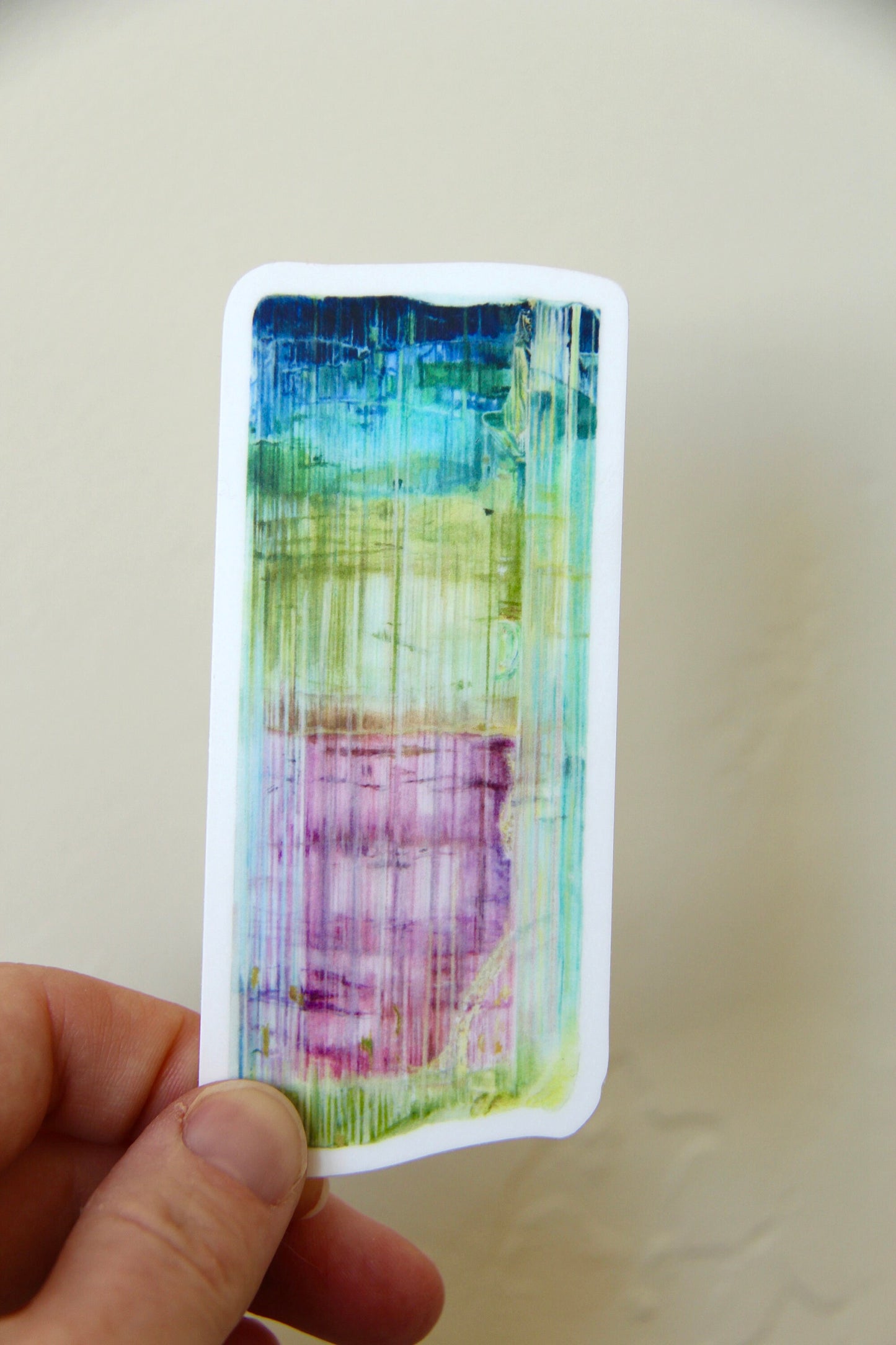 Blue-Capped Sapo Mine Tourmaline Sticker