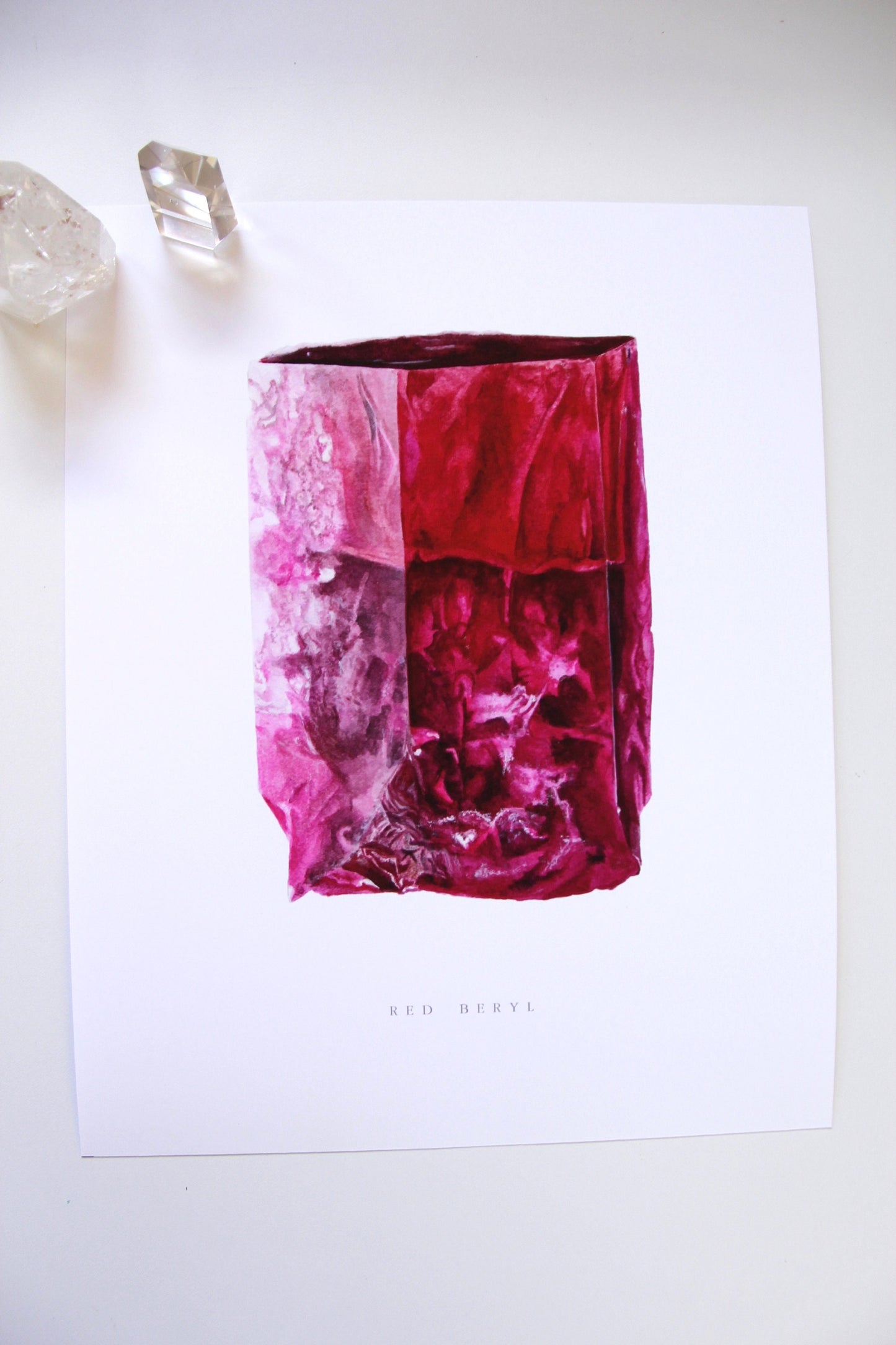 Red Beryl Print