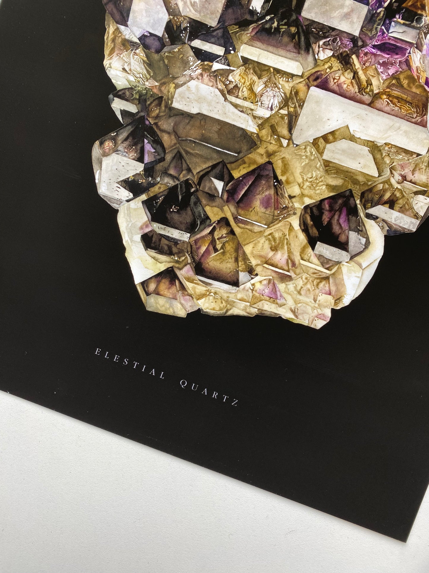 11x14 Elestial Amethyst Print