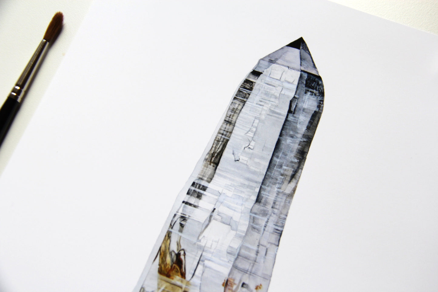 Watercolor Austrian Quartz Giclee Print