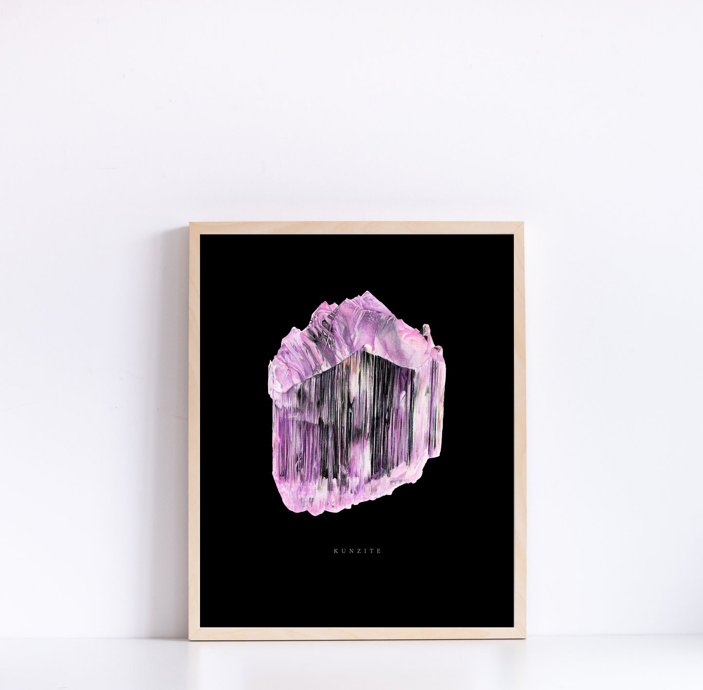 Watercolor Kunzite Print