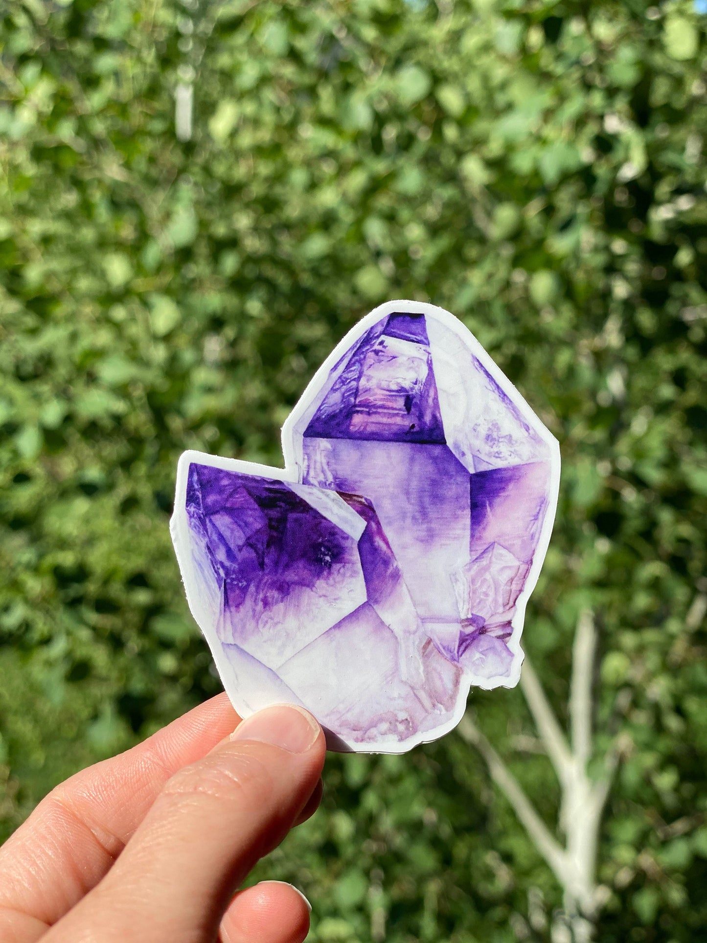 Amethyst Sticker- JXR