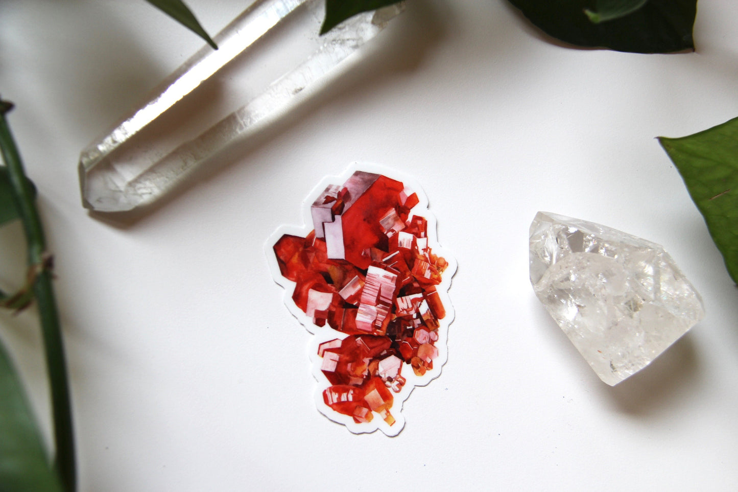 Vanadinite Crystal Sticker