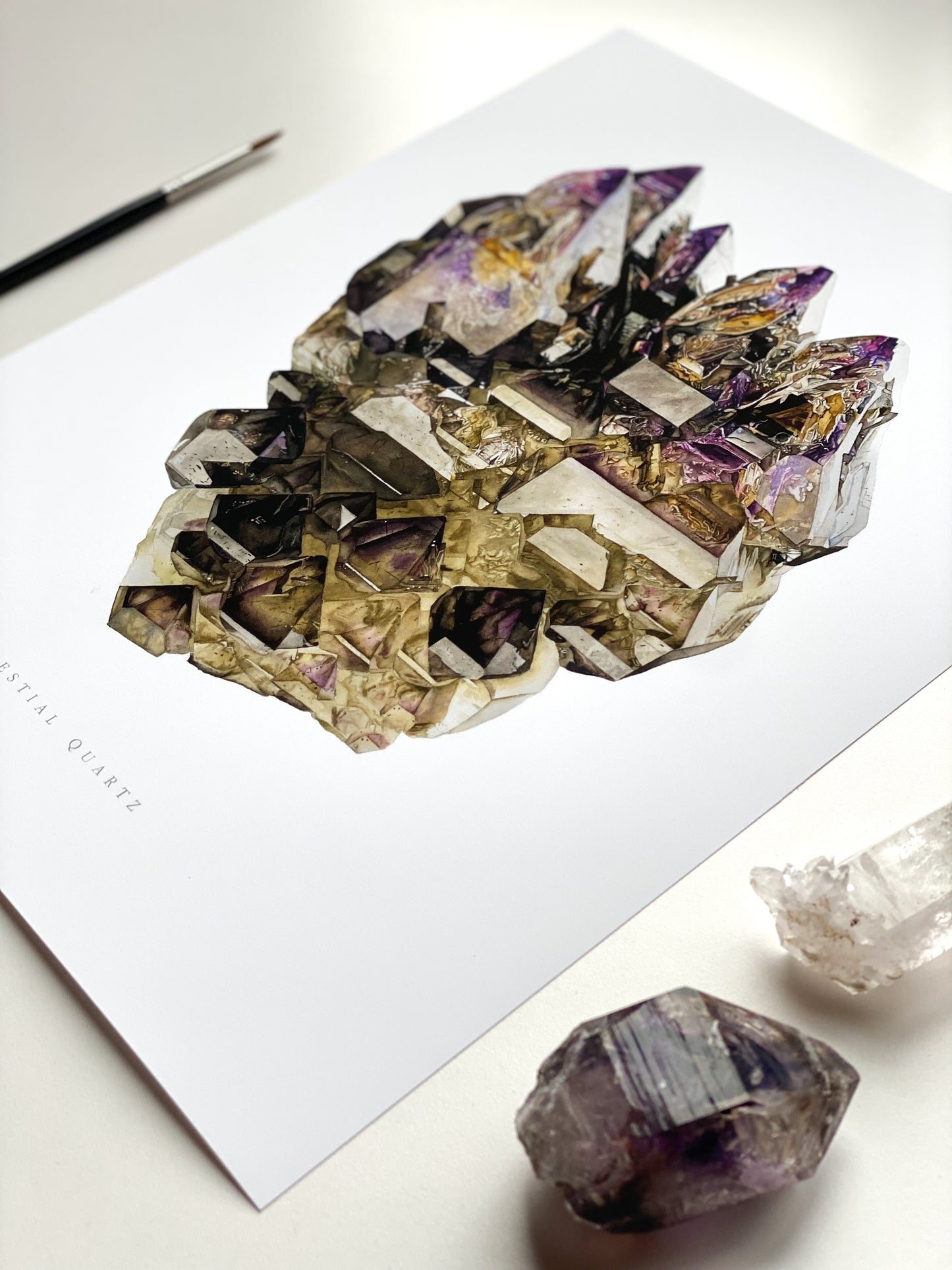 11x14 Elestial Amethyst Print