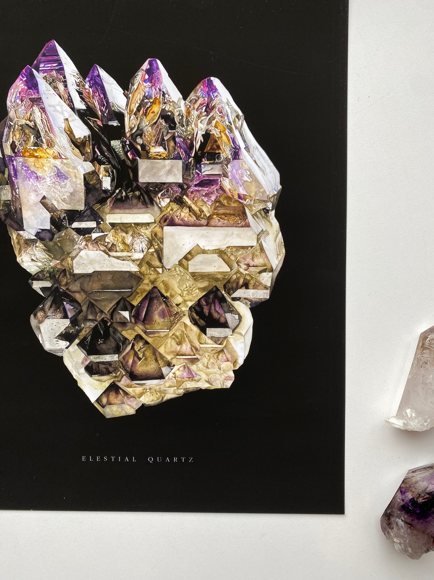 11x14 Elestial Amethyst Print