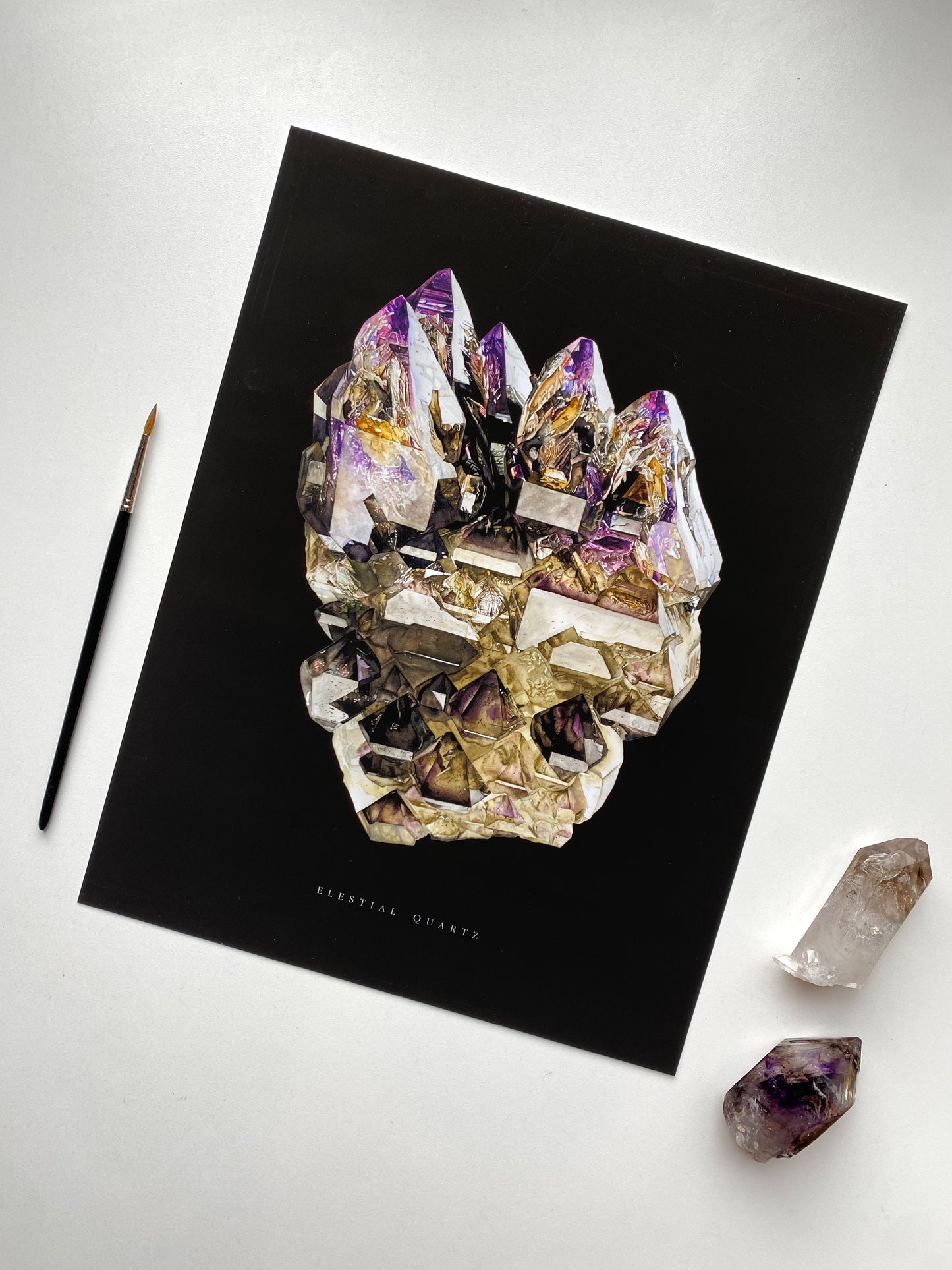 11x14 Elestial Amethyst Print