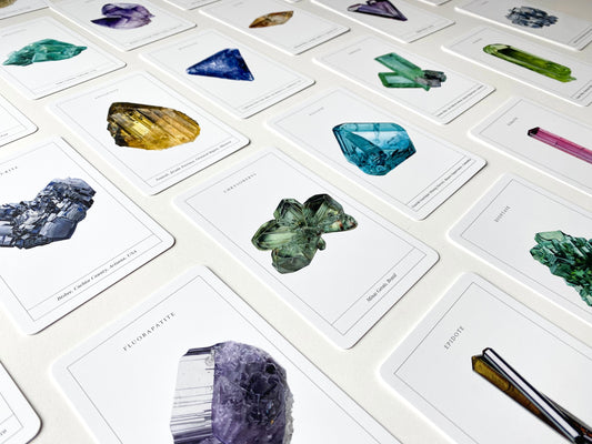 Mineralogy Collectors Cards — Luxury 65-Card Deck