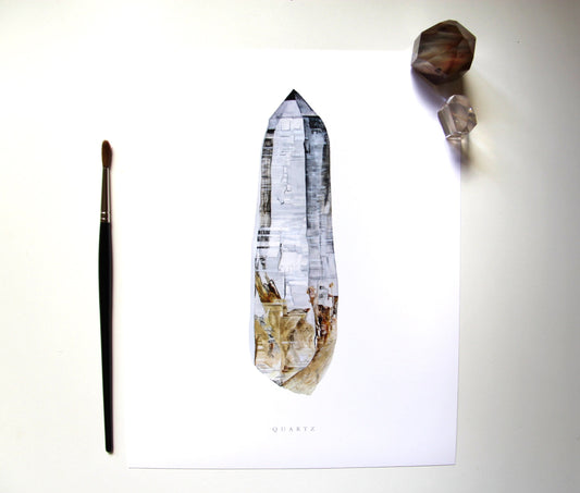 Watercolor Austrian Quartz Giclee Print