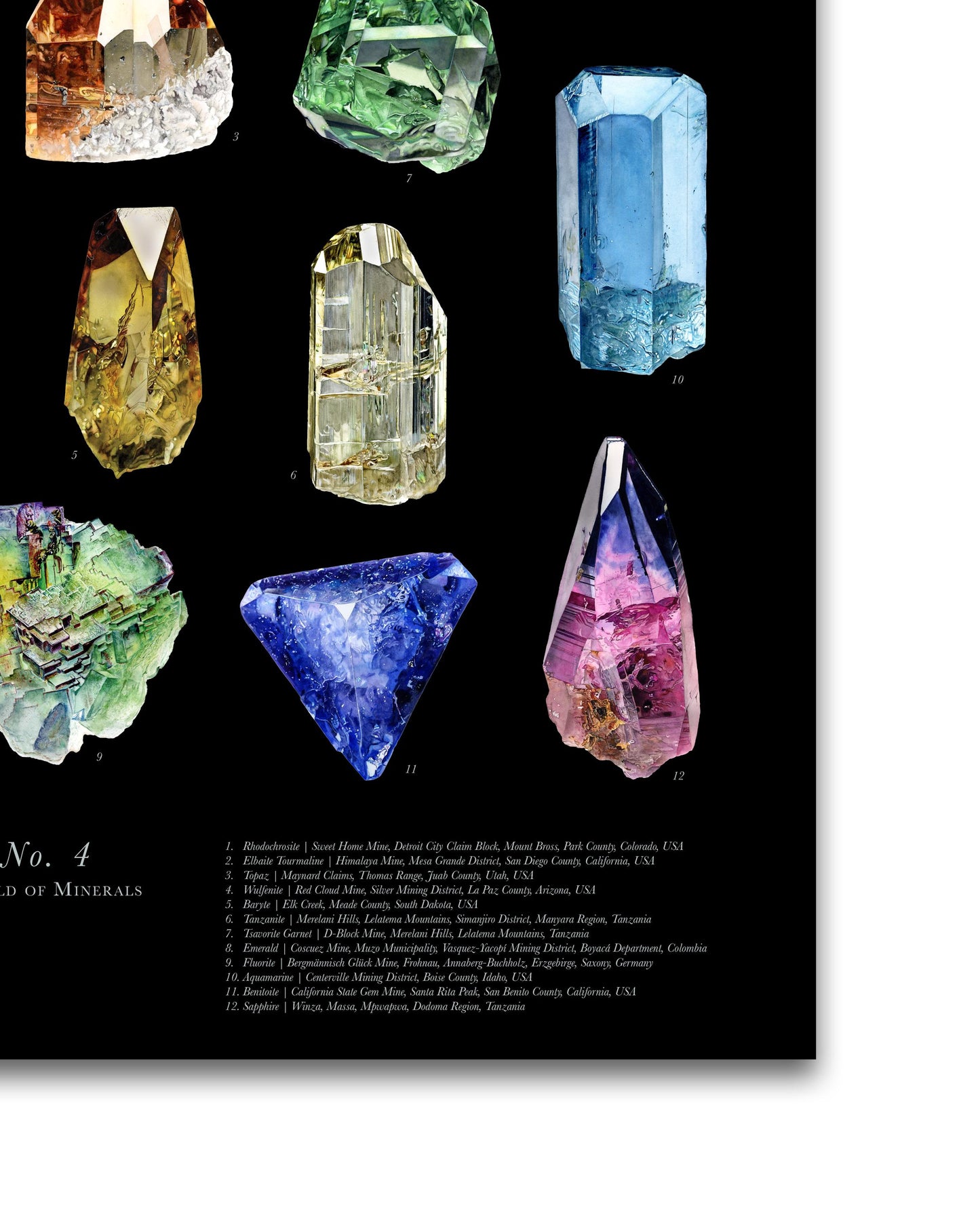 Mineralogy No. 4- The Colorful World of Minerals