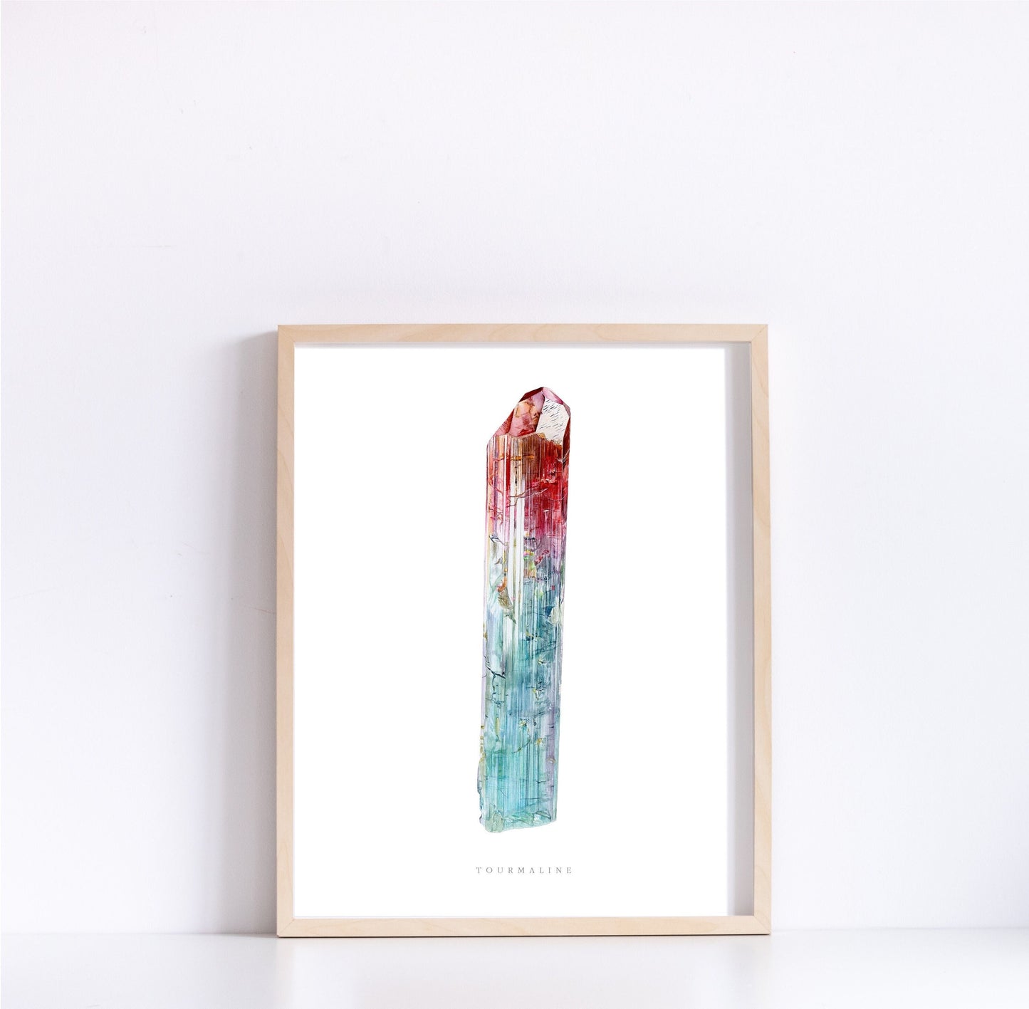 Cruzeiro Tourmaline Watercolor Print