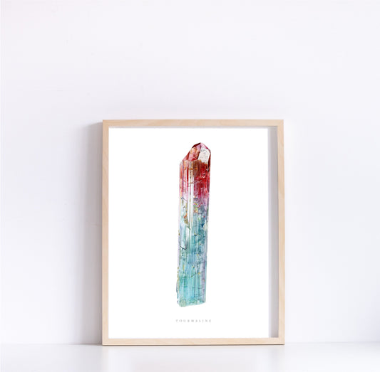 Cruzeiro Tourmaline Watercolor Print