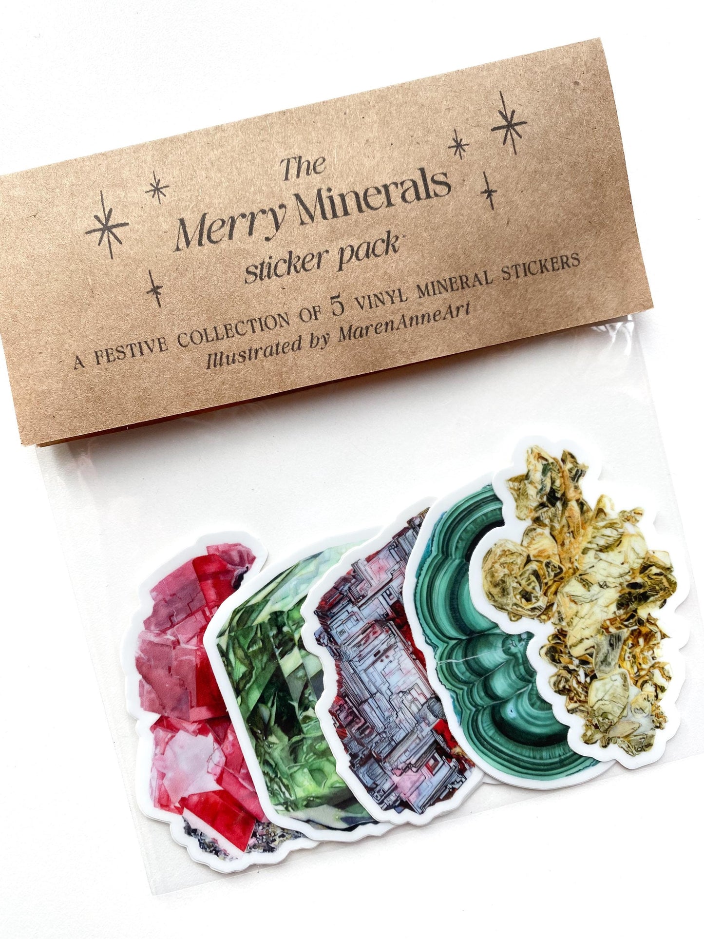 Merry Minerals Sticker Pack