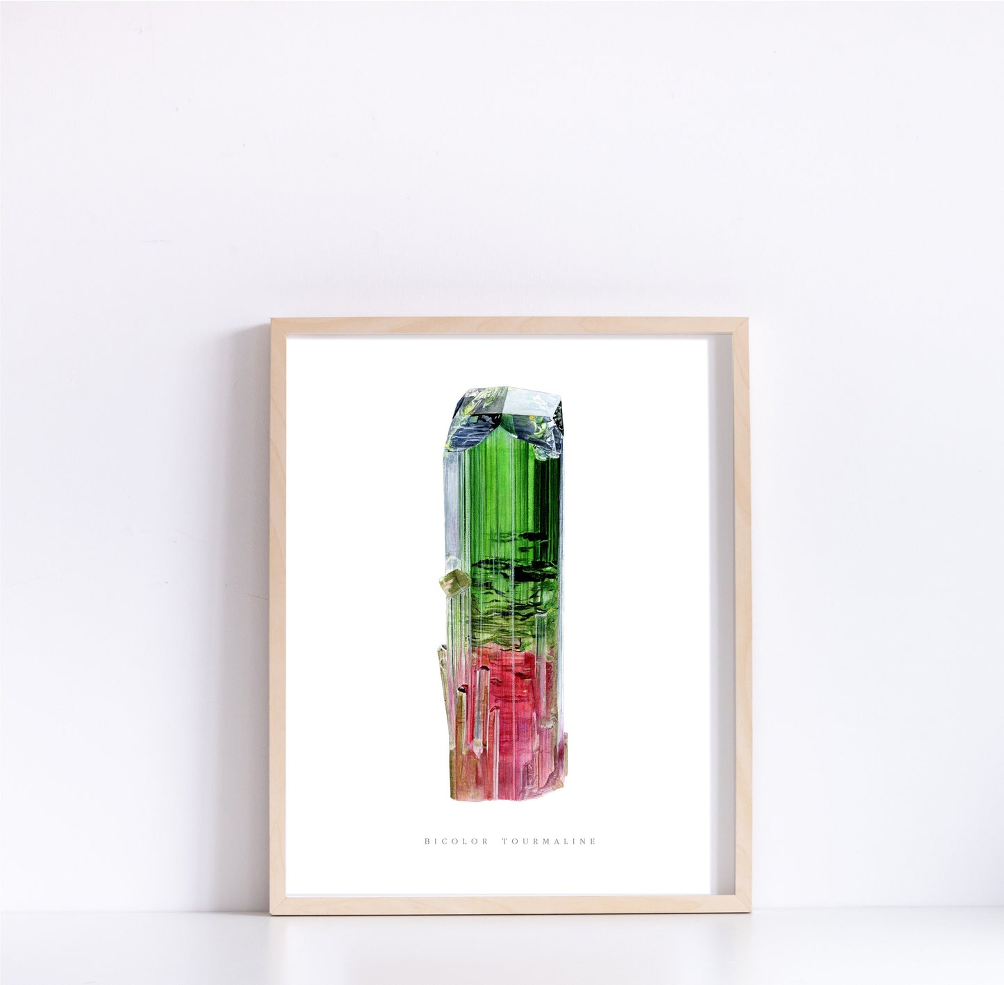 Paprok Tourmaline Watercolor Print