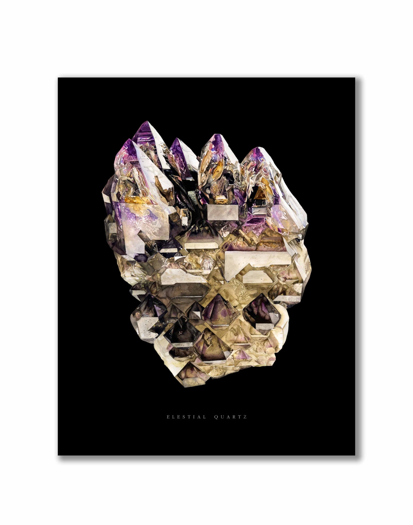 11x14 Elestial Amethyst Print