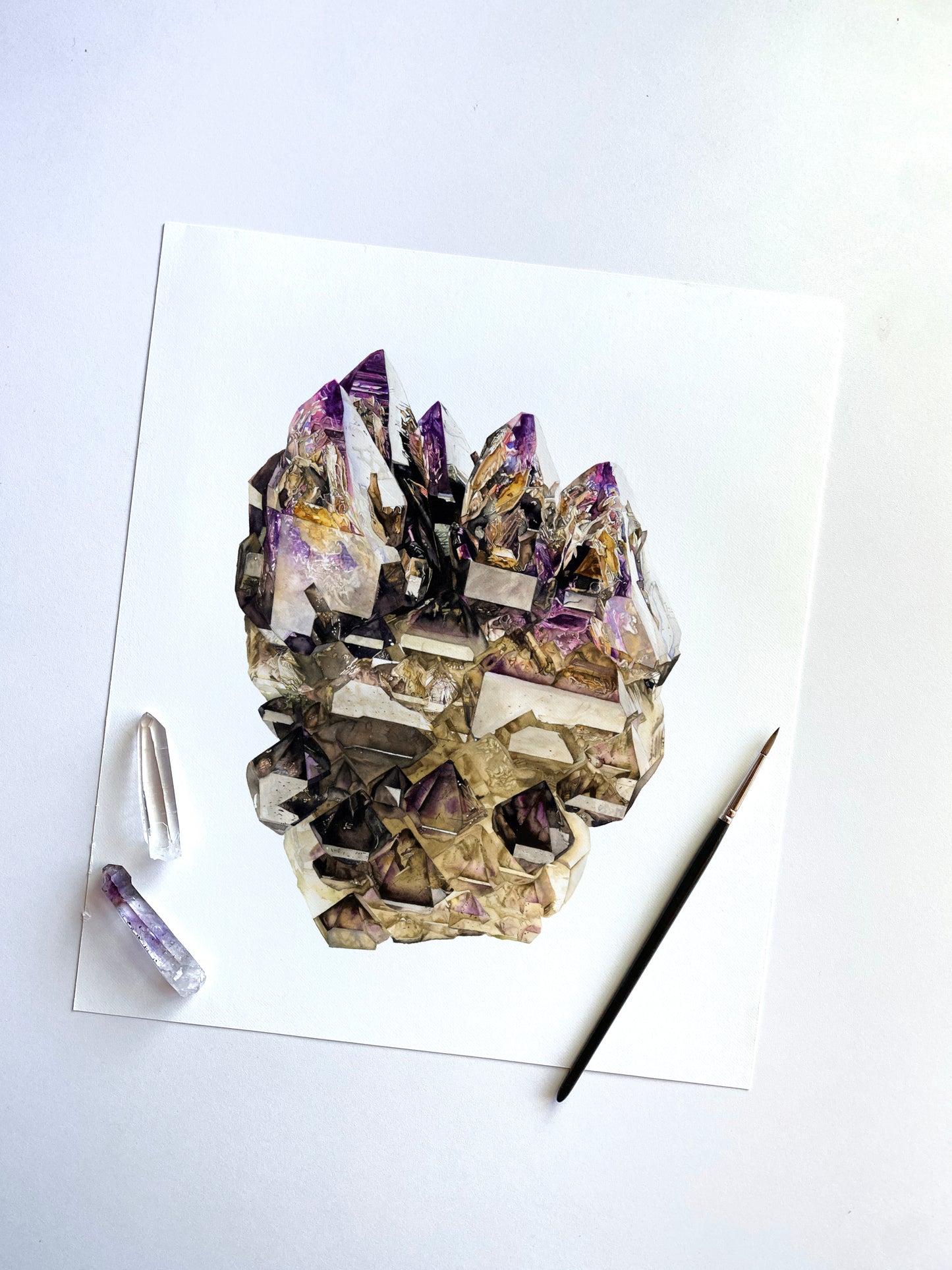 11x14 Elestial Amethyst Print
