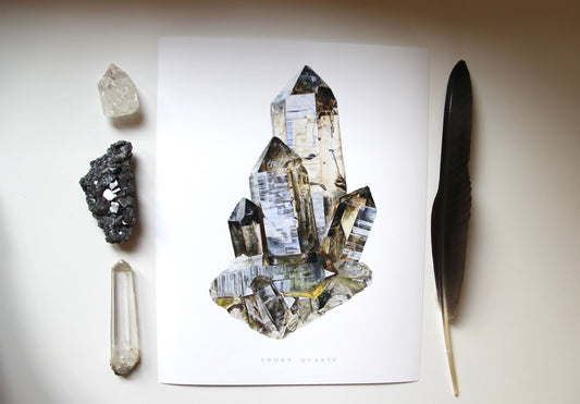 Swiss Smoky Quartz Print