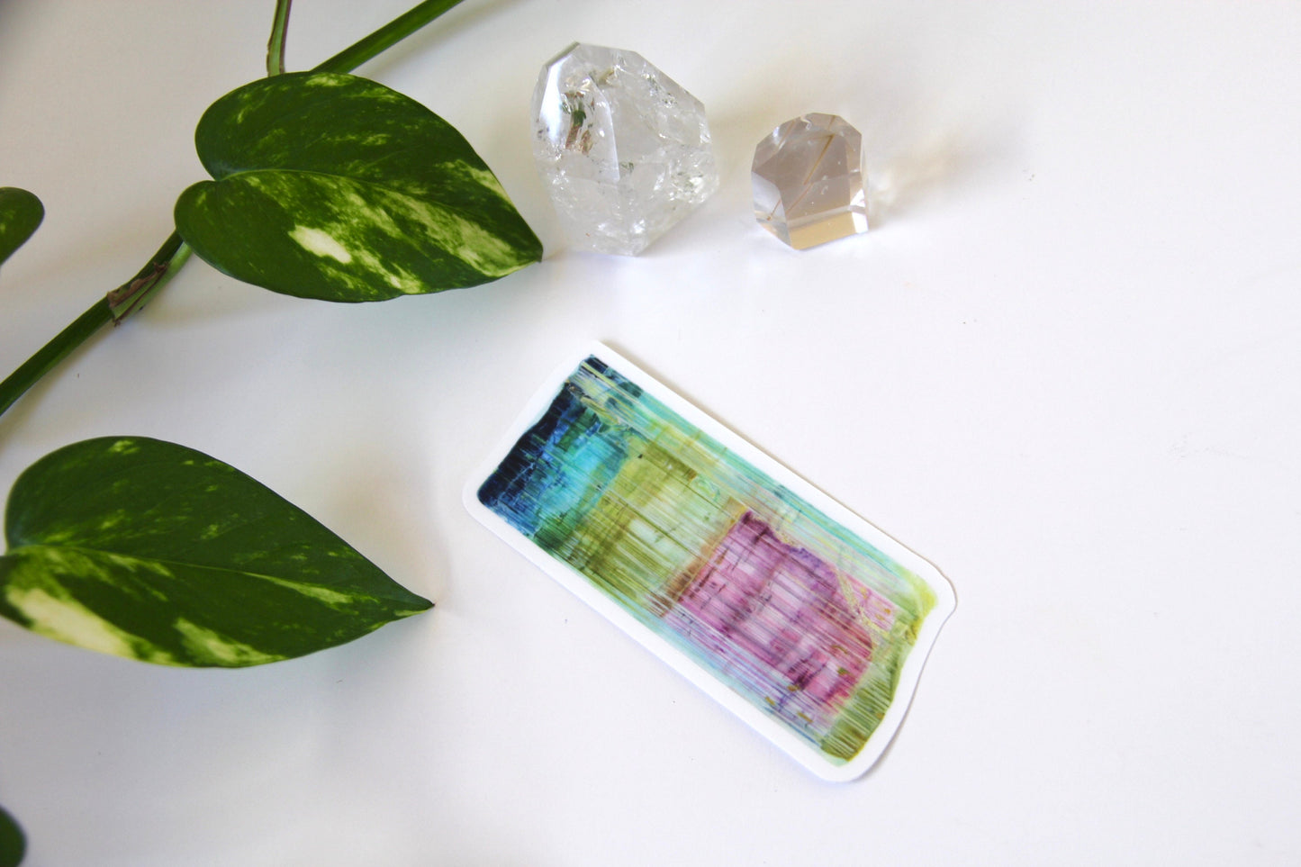 Blue-Capped Sapo Mine Tourmaline Sticker